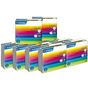�o�[�x�C�^���W���p��(Verbatim Japan) 1��L�^�p CD-R 700MB 100��(10Px10��) �z���C�g�v�����^�u�� 48�{�� SR80SP10V1C
