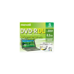 �}�N�Z��(maxell) �f�[�^�p DVD-R DL 8.5GB 8�{�� �v�����^�u���z���C�g 5���p�b�N 1�����v���P�[�X DRD85WPE.5S