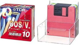TDK 3.5インチ フロッピーディスク DOS/Vフォーマット カラーミックス10枚パック [MF2HD-BMX10PMS]