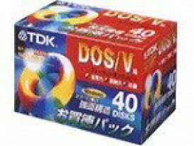 TDK 3.5型フロッピーディスク 2HD DOS/V Windows 40枚 MF2HD-BMX40S