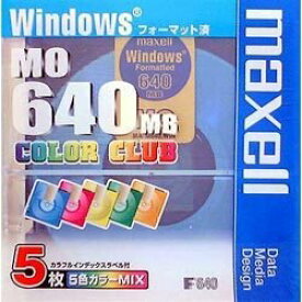 日立マクセル(Maxell) MA-M640CC.WIN.5P [MO 640MB 5枚 Windowsフォーマット カラー5色]