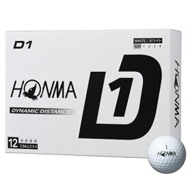 ホンマ(HONMA) 1ダース(12球入) ゴルフ 公認球 D1 Ball 2024