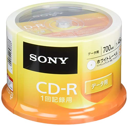 ソニー データ用CD-R 1-48倍速 50枚パック 50CDQ80GPWP