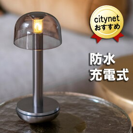 防水 充電式 コードレス LED テーブルライト humble two IP65 ダークチタニウム グラススモーク #7446023298247 ハンブル 2 ライト 照明 テーブルランプ おしゃれ レトロ ブラック メタリック 卓上 ランプ 照明器具 卓上照明 インテリア ポータブル アウトドア キャンプ