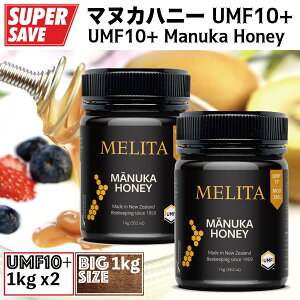 �}�k�J�n�j�[ �yUMF10+ & MGO260+�z 1kg�wUMF��MGO�̃_�u���F��x Manuka Honey UMF10+ & MGO260+