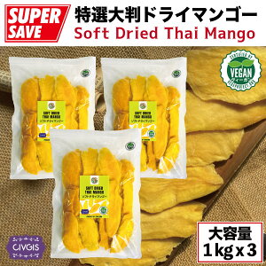 IhC}S[y1kgzwÉ߂Ȃ\tgȎdオxw傫ȃXCXJbgx^CY Soft Dried Thai Mango Value Pack 1kg