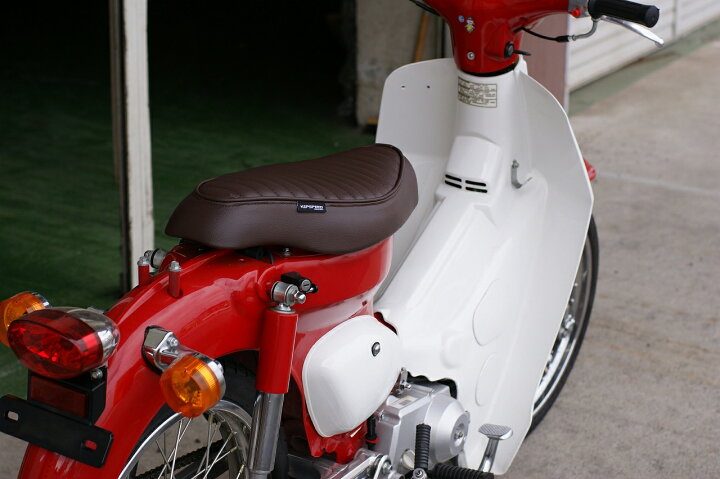 楽天市場】KEPSPEED製 スーパーカブ用 タックロール カスタムシート : C＆J