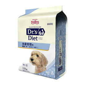 Dr.s 犬用 ドクターズダイエット 犬用体重管理用 3.8kg　総合栄養食 ドッグフード