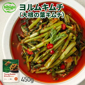 【賞味期限2025年12月24日】 数量限定アウトレット bibigo ビビゴ ヨルムキムチ 450g クール便 キムチ 韓国 韓国食品 韓国料理 韓国キムチ アウトレット パウチ