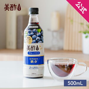 美酢プラス ブルーベリー 500ml 【公式】 飲むお酢 【メーカー直送・正規品】ミチョ みちょ 酢 ドリンク 果実酢 飲み比べ 飲みやすい 飲むお酢 常温 飲む お酢 果実 常温