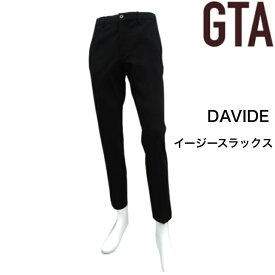 【定価より50％以上OFF】【3シーズン】GTA ジーティーアー ダビデ DAVIDE イージーパンツ ウエストシャーリング BLACK 27938 メーカー純正ハンガー付 ストレッチ ジャージ リラックスパンツ 大きいサイズ ブラック スポーティー ゴム ドローコード