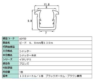 r[h KXF6.8mmp / 130m iFFuY A3Y50 p i LIXIL NV TOSTEM gXe