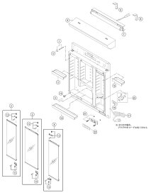 鏡ASSY MMRZ462-SET 交換用 部材 LIXIL リクシル TOSTEM トステム