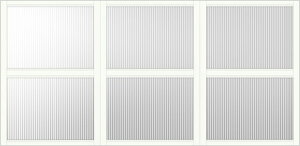 デコマド 格子なし標準タイプ / 窓台設置 片側オープン納まり 3列×2段 W:1,674mm × H:805mm LIXIL リクシル TOSTEM トステム