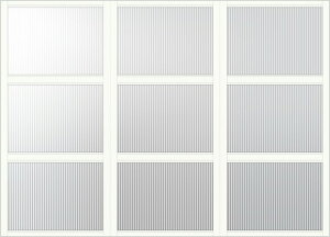 デコマド 格子なし標準タイプ / 窓台設置 片側オープン納まり 3列×3段 W:1,674mm × H:1,200mm LIXIL リクシル TOSTEM トステム