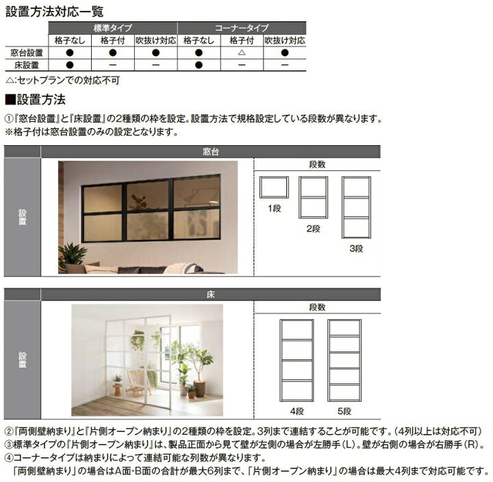 楽天市場】デコマド 格子付き標準タイプ / 窓台設置 片側オープン