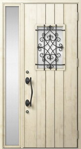 ジエスタ2 非防火 K4仕様 D41型 / FamiLock基本プラン(ACアダプタ式) 片袖 W:1,240mm × H:2,330mm LIXIL リクシル TOSTEM トステム