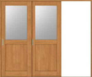 ラシッサS Vレール方式_片引戸2枚建 / ケーシング枠 鍵なし仕様 デザイン:LGH 特注 W:1,748〜2,954mm × H:1,728〜2,425mm LIXIL TOSTEM