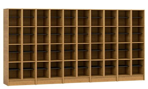 ラシッサUD 下駄箱 扉なし仕様 10列 × 4段 W:3,015mm × H:1,585mm LIXIL リクシル TOSTEM トステム