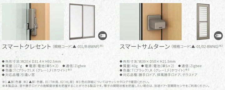 楽天市場】スマートクレセント R / 1個入り △-01R-BWNF LIXIL 