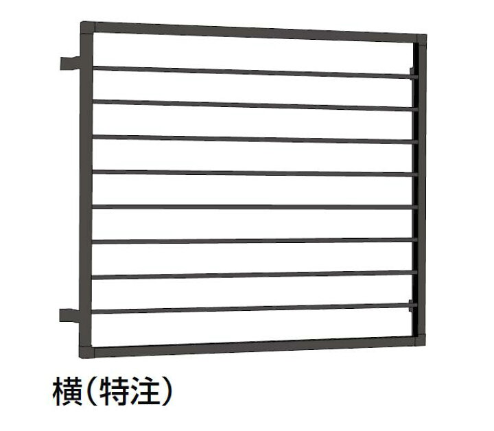 楽天市場】アルミ面格子 横格子 特注サイズ W：222〜1,407mm × H 