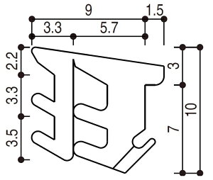 J^KXPbg 20m / 1 iFFzCg(YW) K-21517-20 p YKK AP