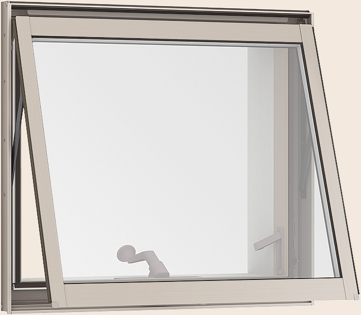 H：1,235mm × W：1,235mm 119116 アルミスペーサー仕様 / 一般複層ガラス オペレーターハンドル 横すべり出し窓 サーモスL LIXIL トステム TOSTEM リクシル 窓