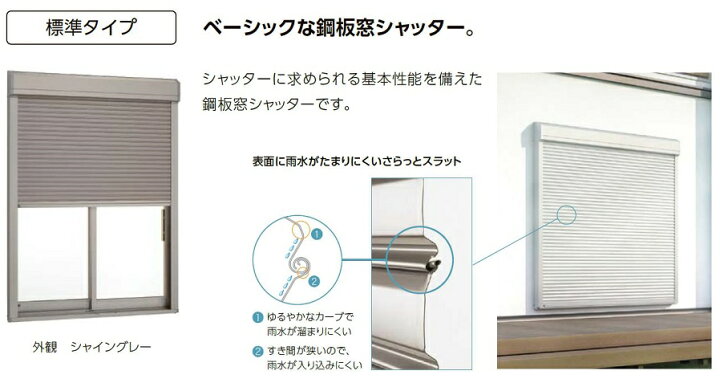 楽天市場】リフォームシャッター 手動 ボックス下げ納まり / 標準 