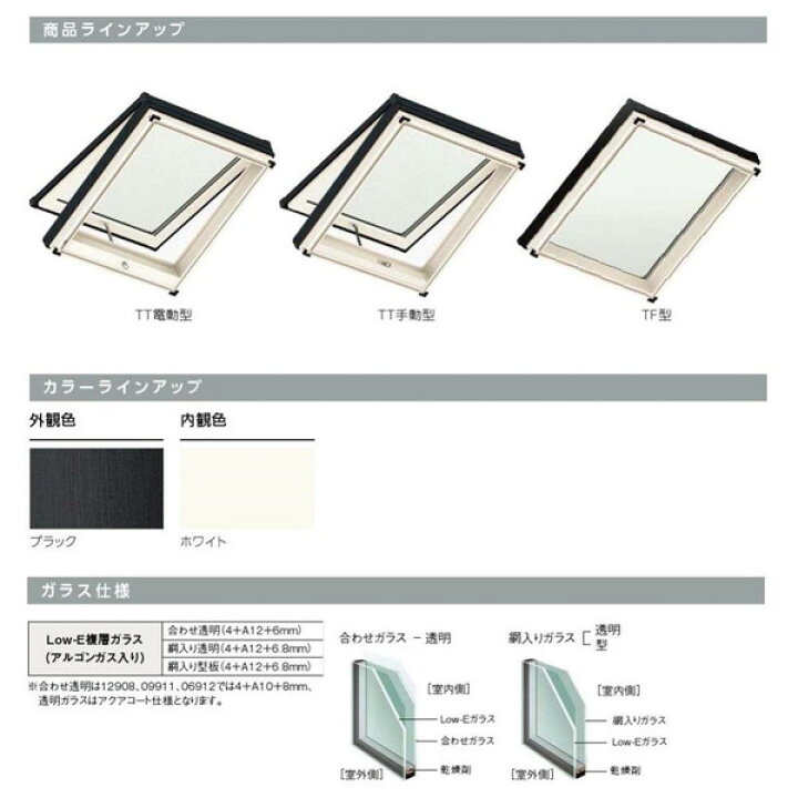 楽天市場】スカイシアター 天窓 TF型 05405 W：542mm × H：502mm FIX 