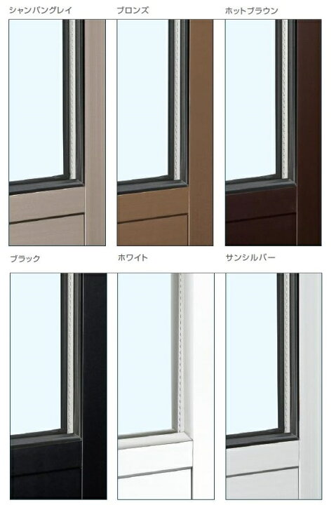 楽天市場】引違い網戸 マディオP / 半外付型 2枚建て用 16011 Aw 