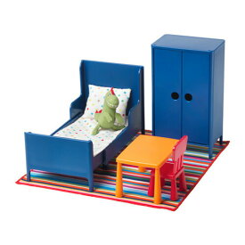 【あす楽】IKEA イケア ミニチュア家具 ベッドルーム おもちゃ a70292260 HUSET フーセット おもちゃ ぬいぐるみ 人形 家具 おしゃれ シンプル 北欧 かわいい ベビー