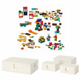 【あす楽】【セット商品】IKEA イケア レゴ 3点セット cs005 BYGGLEK ビッグレク ベビートイ おもちゃ ブロック セット おしゃれ シンプル 北欧 かわいい