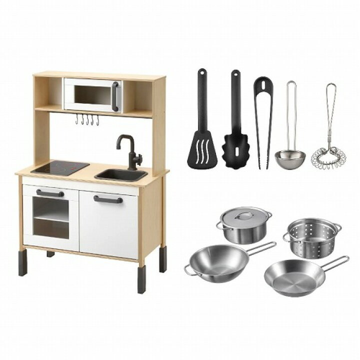 楽天市場】【セット商品】IKEA イケア おままごとキッチン 木製 