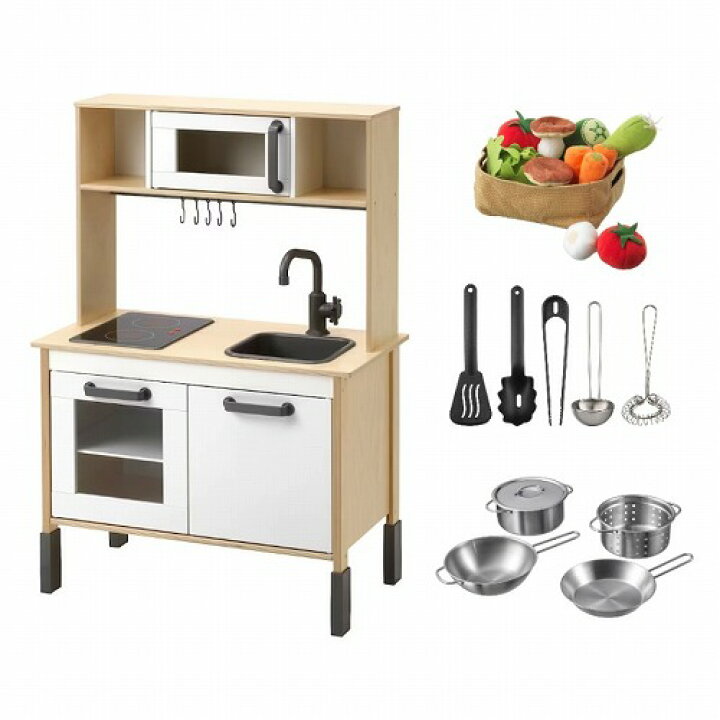 楽天市場】【セット商品】IKEA イケア おままごとキッチン 木製 