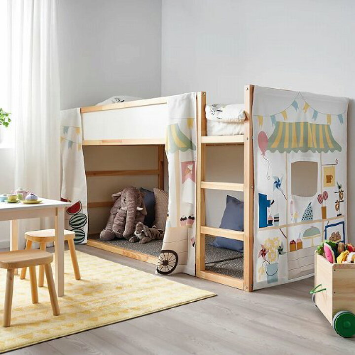 楽天市場】IKEA イケア ベッドカーテン 市場のお店 m80506147 KURA 