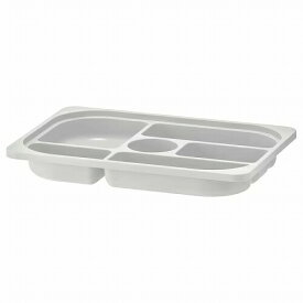 【あす楽】IKEA イケア 収納トレイ 仕切り付き グレー 42x30x5cm m10515876 TROFAST トロファスト 収納家具 子供部屋用インテリア おもちゃ箱 おしゃれ シンプル 北欧 かわいい