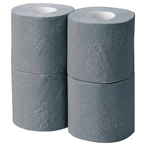 IKEA イケア トイレットペーパー グレー 4ピース m50520263 KNOSEN クノーセン 日用品雑貨 日用消耗品 おしゃれ シンプル 北欧 かわいい バス