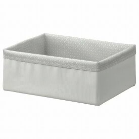 IKEA イケア オーガナイザー グレー ホワイト 20x26x10cm m80474373 BAXNA バクスナ 日用品雑貨 生活雑貨 収納用品 収納ボックス おしゃれ シンプル 北欧 かわいい