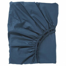【あす楽】IKEA イケア ボックスシーツ カバー ダークブルー 青 シングル d40342775 ULLVIDE ウッルヴィーデ 寝具カバー シーツ おしゃれ シンプル 北欧 かわいい ベッド