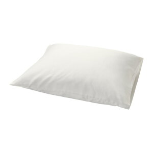 【カバーのみ】IKEA イケア 枕カバー ホワイト 白 50x60cm d60337259 NATTJASMIN ナットヤスミン