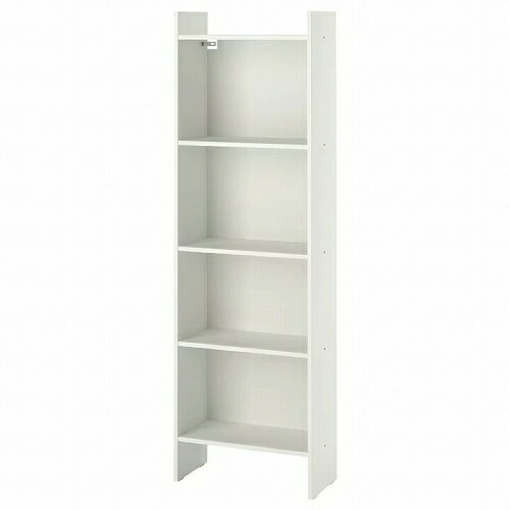 楽天市場】IKEA イケア 本棚 ホワイト 50x25x160cm big10483880 