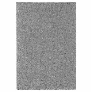 IKEA イケア ラグ パイル短 ミディアムグレー 133x195cm big20427006 STOENSE ストエンセ インテリア カーペット マット 畳 絨毯 おしゃれ シンプル 北欧 かわいい