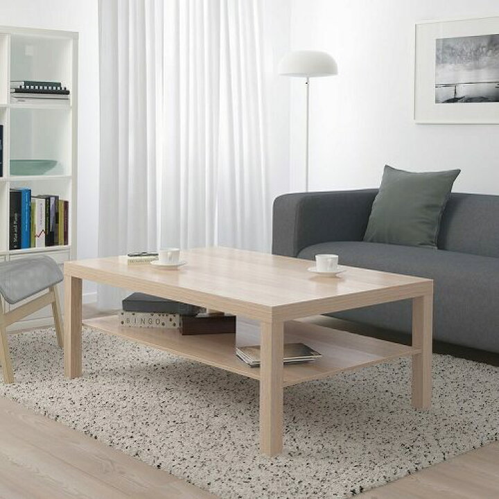 楽天市場】IKEA イケア コーヒーテーブル ホワイトステインオーク調 