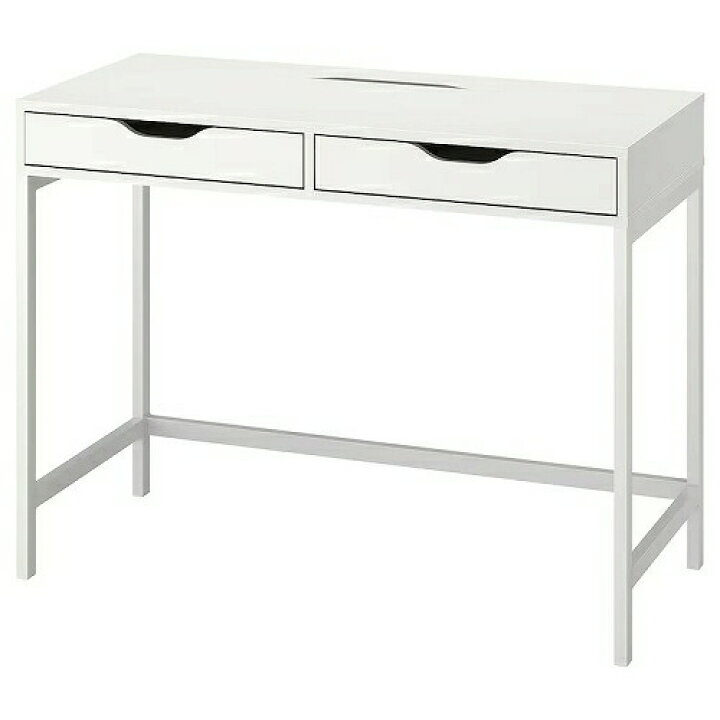楽天市場】IKEA イケア デスク ホワイト 白 100x48cm big30473559 ALEX 