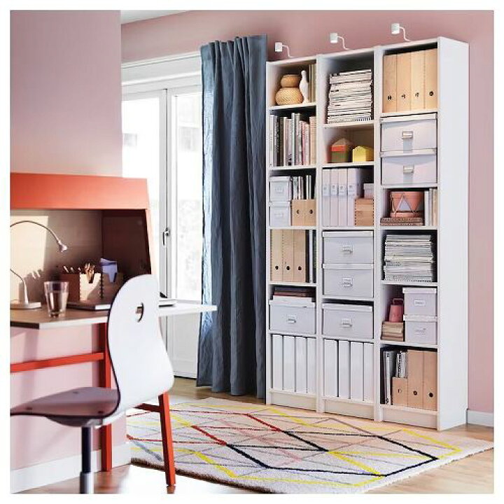 楽天市場】IKEA イケア 本棚 ホワイト 40x28x202cm big30522041 BILLY 