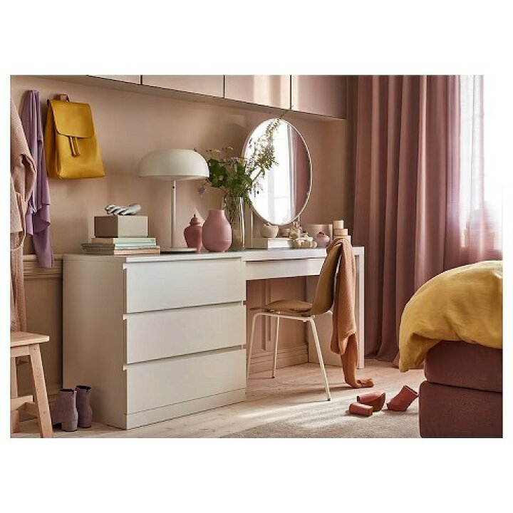 楽天市場】IKEA イケア ドレッシングテーブル ホワイト 白 120x41cm  