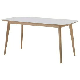 IKEA イケア テーブル ホワイト 白 バーチ材突き板 150x85cm big40392614 NORDMYRA ノールドミーラ インテリア 家具 テーブル 机 ダイニングテーブル おしゃれ シンプル 北欧 かわいい