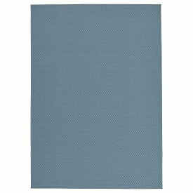 IKEA イケア ラグ 平織り、室内 屋外用 ライトブルー 160x230cm big50492496 MORUM モールム インテリア カーペット マット 畳 絨毯 おしゃれ シンプル 北欧 かわいい