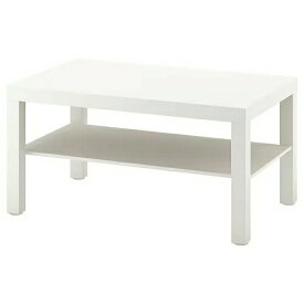 IKEA イケア コーヒーテーブル ホワイト 白 90x55cm big70449906 LACK ラック インテリア 家具 テーブル 机 センターテーブル ローテーブル おしゃれ シンプル 北欧 かわいい