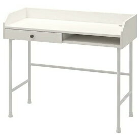IKEA イケア デスク ホワイト 白 100x45cm big70477678 HAUGA ハウガ インテリア 家具 テーブル 机 ダイニングテーブル おしゃれ シンプル 北欧 かわいい